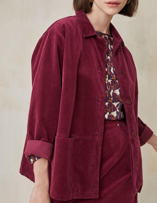 Veste Ariane Bordeaux Vigne | Femme Harris Wilson Manteaux & Vestes