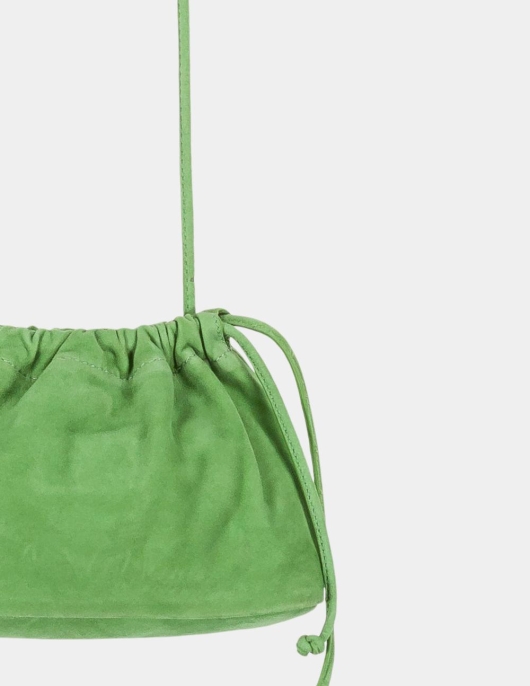 Sac Yvana Vert 100% Cuir Mousse | Femme Harris Wilson Accessoires