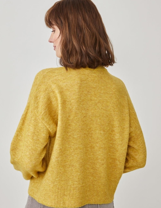 Pull Micky Jaune Ambre | Femme Harris Wilson Pulls & Gilets